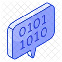 Binary Message Encryption Icon