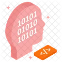 Mind Circuit Binary Icon