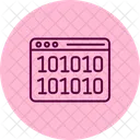 Binary Network Pentaglow Icon