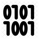 Binary Number Code Icon