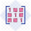 Binary Numbers Digital Lock Binary Lock Icon