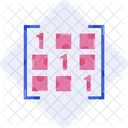 Binary Numbers Digital Lock Binary Lock Icon
