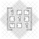 Binary Numbers Digital Lock Binary Lock Icon