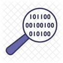 Binary Research Code Research Binary Code Research Icon