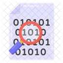 Coding Search Binary Search Binary Analysis Icon