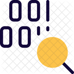 Binary Search Icon - Download in Dualtone Style