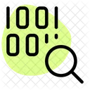 Binary Search Data Search Binary Data Icon