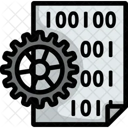 Binary Setting  Icon