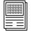 Binary Sheet  Icon