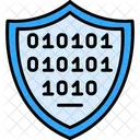 Binary shield  Icon