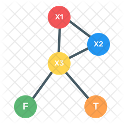 Binary Tree Icon - Download in Flat Style