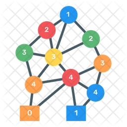 Binary Tree Icon - Download in Flat Style
