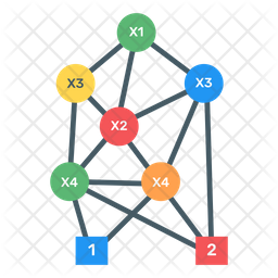 Binary Tree Icon - Download in Flat Style