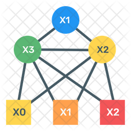Binary Tree Icon - Download in Flat Style