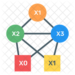 Binary Tree Icon - Download in Flat Style
