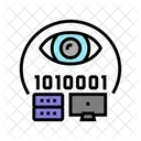 Binary Word Electronic Fraud Icon
