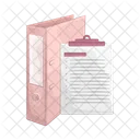 Binder and clipboard  Icon