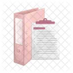 Binder and clipboard  Icon