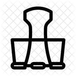 Binderclip  Symbol