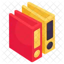 Binders Folders Books Icon