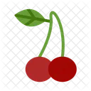 Bing Cherry Fresh Fruit Icon