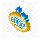Bingo Game Isometric Icon