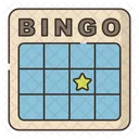 Bingo Cartao De Bingo Jogo De Cartas Ícone