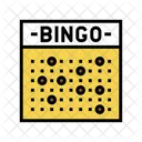 Bingo Game Color Icon