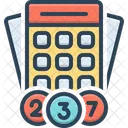 Bingo Keno Lottery Icon