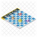 Bingo Board Bingo Game Indoor Bingo Icon