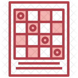 Bingo Card  Icon