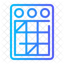 Bingo Lottery Party Icon