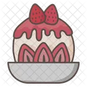 Bingsu Ice Strawberry Icon