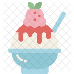 Bingsu-Eis  Symbol