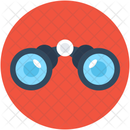 Binocular Icon Download In Flat Style