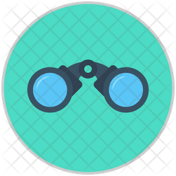 Binocular Icon Download In Flat Style