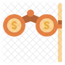 Binocular Earning Cash Icon