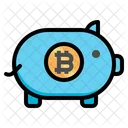 Binoculares bitcoin  Icono