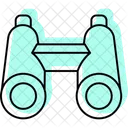 Binoculars Inspection Magnifier Icon