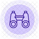 Binoculars Inspection Magnifier Icon