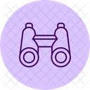 Binoculars Inspection Magnifier Icon