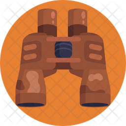 Binoculars Icon Download In Flat Style