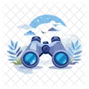 Binoculars View Eyepiece Icon
