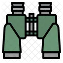 Binoculars Soldier View Icon