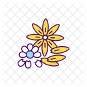 Blume Bio Gartenarbeit Symbol