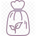 Bio garbage bag  Icon