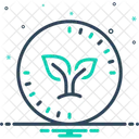 Organisch Biologisch Blatt Symbol