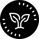 Organisch Biologisch Blatt Symbol