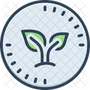 Organisch Biologisch Blatt Symbol