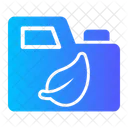 Bio Ol Naturol Olflasche Symbol